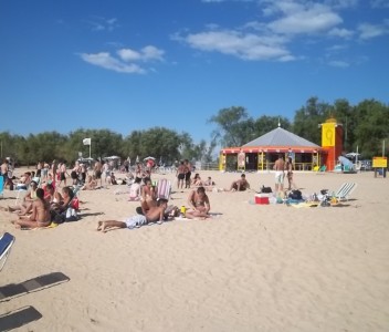 Beach on the Island, Rosario, Argentina