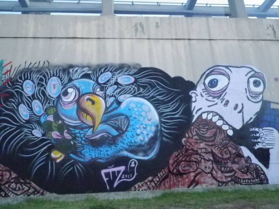 Street Art under Parque Urquiza