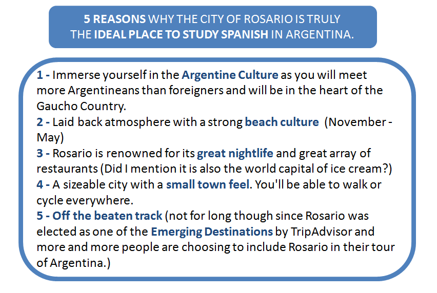 Why Spanish in Rosario